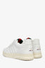 Gucci White Re-Web Leather Sneaker Size 7.5 Mens