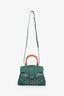 Goyard Green Saigon Mini Top Handle Bag With Strap