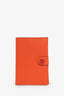 Hermès Feu Evergrain Calfskin R.M.S Passport Holder