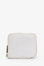 Hermès 2023 Craie Epsom Leather Silk'In Compact Wallet