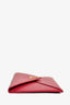 Prada Pink Leather Vitello Move Envelope Long Wallet