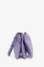 Celine Purple Leather Small Trio Bag