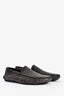 Prada Grey Croc-Embossed Leather Loafers Size 8 Men's