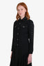 Cout de la Liberte Black Sequin Detailed Jacket Size S