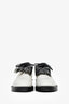 Off-White White/Black Leather Loafers Size 7 US