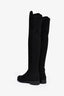 Stuart Weitzman Black Suede '5050' Over the Knee Boot Size 10