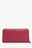 Prada Red Saffiano Leather Long Wallet