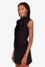 Pre-loved Chanel™ Black Lace Sleeveless Blouse Size 42