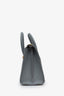 Christian Dior Grey Leather 'St.Honore' Tote Bag with Strap