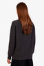 Gucci Grey V-Neck Wool Sweater Size XL