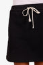 Mini-jupe Gucci en jersey jacquard GG noir, taille S