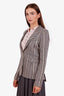 Smythe Grey Wool Single Breasted Blazer Size 4