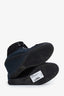 Louis Vuitton Black Canvas Monogram Wedge Ankle Boots Size 39.5