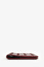 Bottega Veneta Burgundy Intrecciato Leather Passport Holder