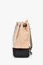 Pre-loved Chanel™ 2019 Beige Leather Two Tone Gabrielle Backpack