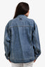 Tibi Blue Denim Oversized Jacket Size M