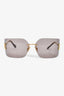 Miu Miu Purple Logo Shield 'Aube' Sunglasses