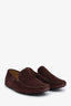 Tod's Burgundy Suede Driving Shoes Size 9 Mens