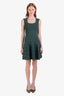 Alaïa Green Knit Flared Dress Size 36