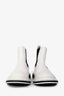 Loewe White Leather Chelsea Boots Size 38