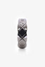Pre-loved Chanel™ 18K White Gold Small Diamond Set Coco Crush Ring Size 59