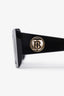 Burberry Black Square Frame Logo Sunglasses