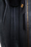 Christian Dior Navy Leather Addict Crossbody Bag with Canvas Strap
