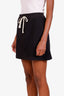 Mini-jupe Gucci en jersey jacquard GG noir, taille S