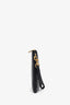 Saint Laurent Black Leather YSL Monogram Leather Pouch