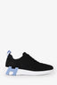Hermès Black/Light Blue Mesh 'Bouncing' Sneakers Size 37