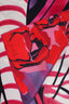 Christian Dior Pink/Multicolour Silk Printed Scarf