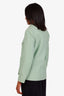 Sandro Green Cotton Double Breasted Blazer Size 42
