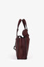 Hermès Burgundy Swift Leather Mini Halzan 22 Crossbody Bag