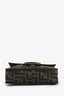 Fendi Zucca FF Canvas Baguette Mini Crossbody Bag