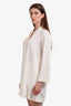 Dries Van Noten Vintage White Blazer Midi Dress Size 36