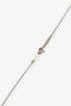 Tiffany & Co. Elsa Peretti Sterling Silver 0.07ct 'Diamonds By The Yard' Necklace