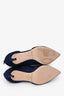 Jimmy Choo Navy Blue Suede Taris 85 Pumps Size 36