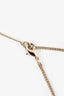 Pre-loved Chanel™ 2026 Champagne Gold Tone Deer Faux Pearl Necklace