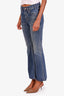 Celine Blue Cotton Flared Leg Jeans Size 26