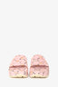 Gucci x Pikarar Pink Rubber Shiba Inu Print Interlocking G Slides Size 37