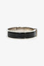 Hermès Palladium Plated/Black Clic H Bracelet