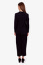 Prada Black Wool Blazer + Pant Set Size 40
