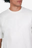 Prada White 3D Triangle Logo T-Shirt Size L Mens