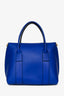 Salvatore Ferragamo Blue Gancini Leather Top Handle Handbag