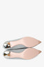 Roger Vivier Escarpins à bout pointu et talons kitten argentés à paillettes Pointure 39
