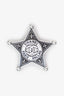 Pre-loved Chanel™ 2014 Palladium-Plated CC Paris-Dallas Sheriff Star Brooch