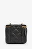 Pre-loved Chanel™ 2021+ Black Leather Disco CC Mini Vanity Crossbody Bag