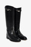 Hermès Black Leather Jumping Boots Size 36.5