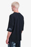 Issey Miyake Homme Plisse Black Cotton T-Shirt Size 3