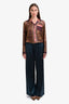 Sablyn Green Silk Gemma Pull On Pants Size M